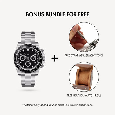 Racing Black Dial Seiko Mod Watch