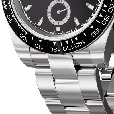 Racing Black Dial Seiko Mod Watch