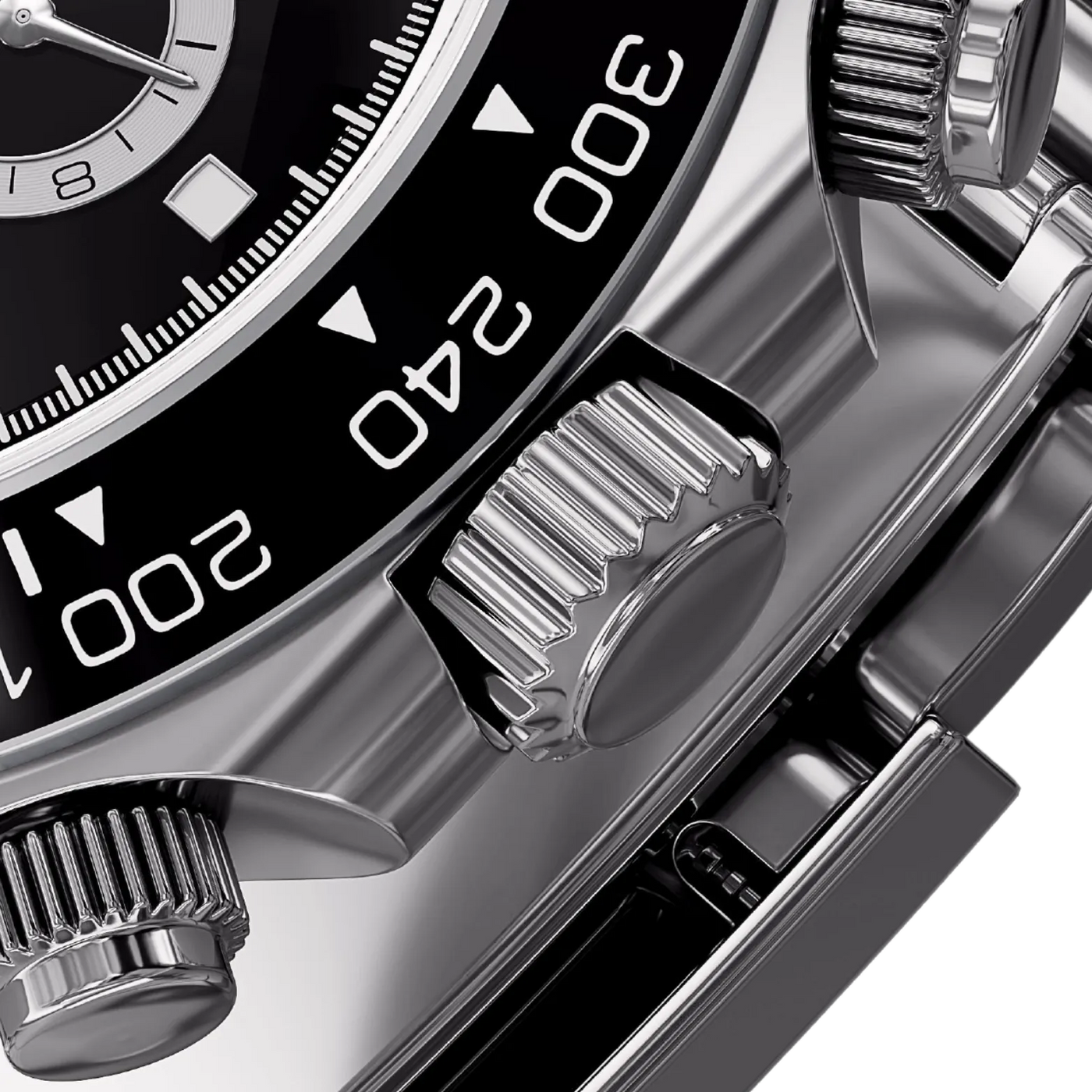 Racing Black Dial Seiko Mod Watch