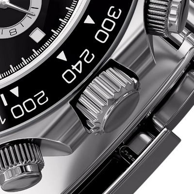 Racing Black Dial Seiko Mod Watch
