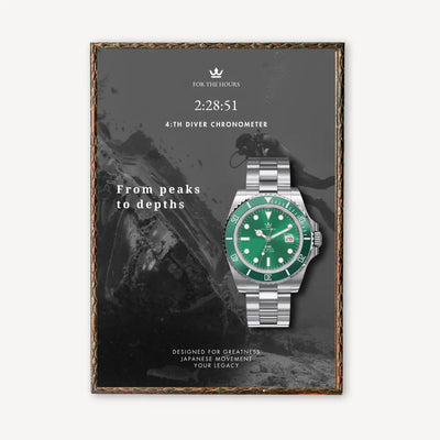 Diver Hulk Watch (Seiko Movement) Minimalist