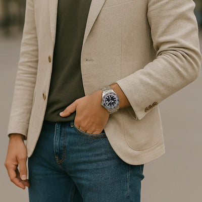 GMT Wayne Jubilee Seiko Mod Watch