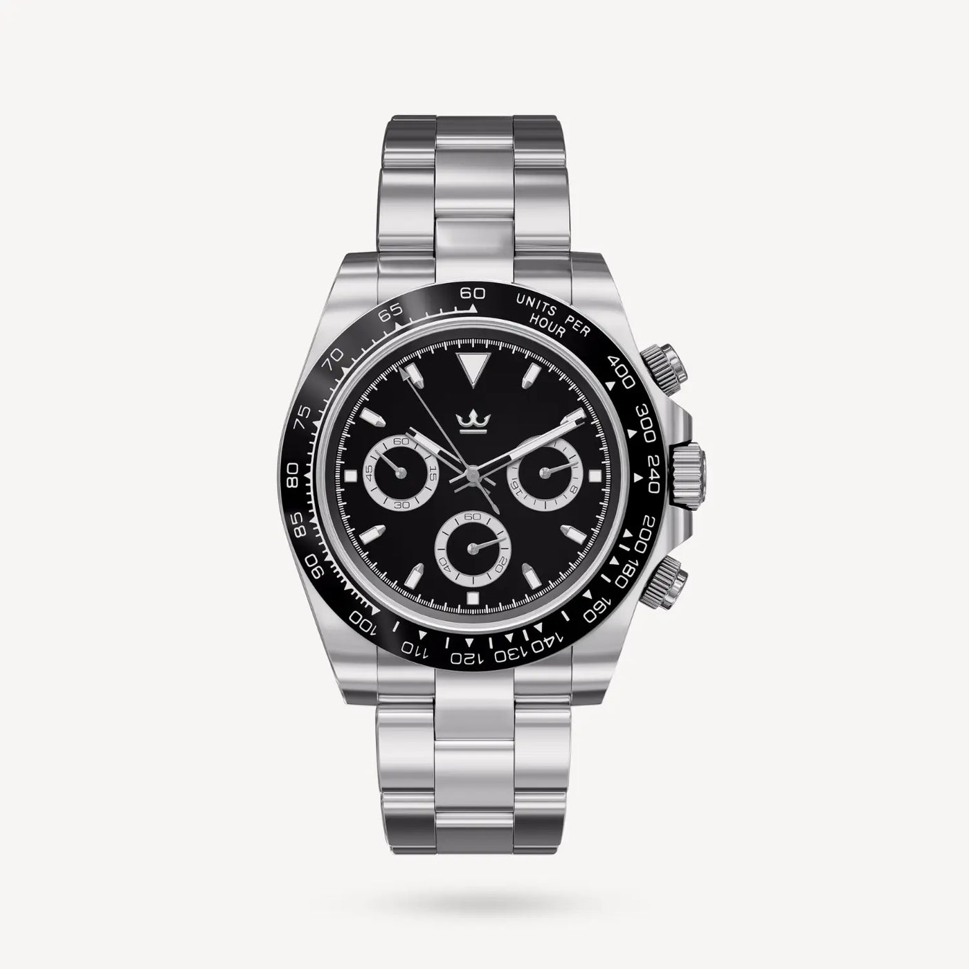 Racing Black Dial Seiko Mod Watch